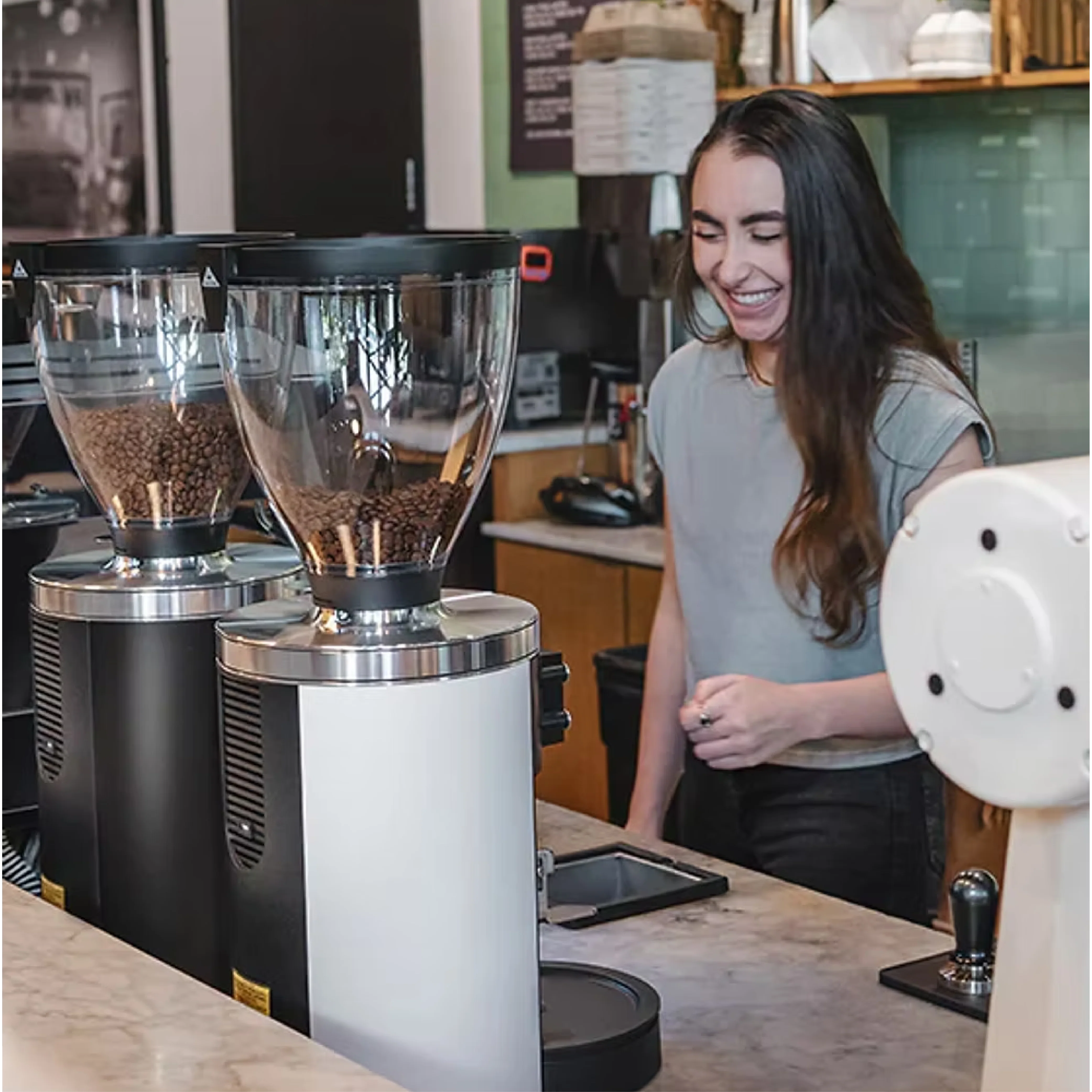 Mahlkonig E65W GBS (Grind by Weight +Sync) Espresso Grinder - Image 3